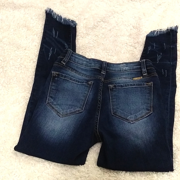 KanCan Skinny Distressed & Patche Jeans Size 25 - Picture 9 of 17